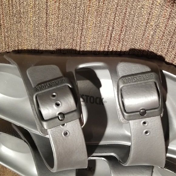 NWOT BIRKENSTOCK Arizona EVA Anthracite Regular Fit Color Light Gray Size 36 - Picture 10 of 11